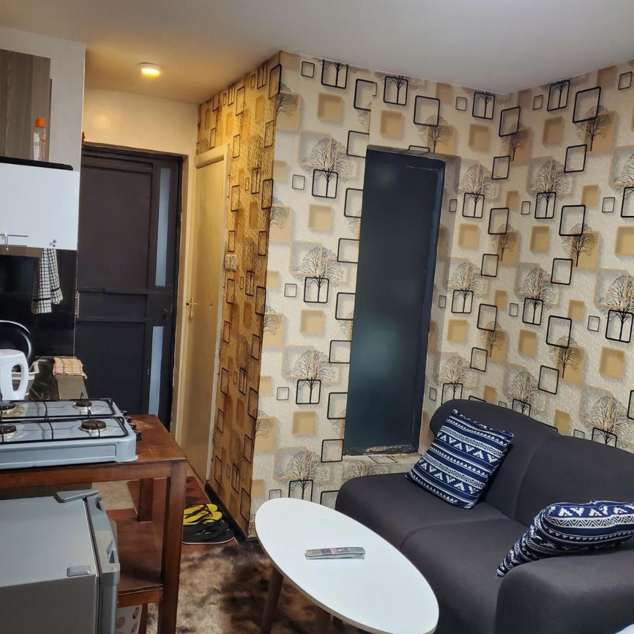 Lovely & Cozy Compact Studio Near Airport With Rooftop View Lägenhet Nairobi Exteriör bild